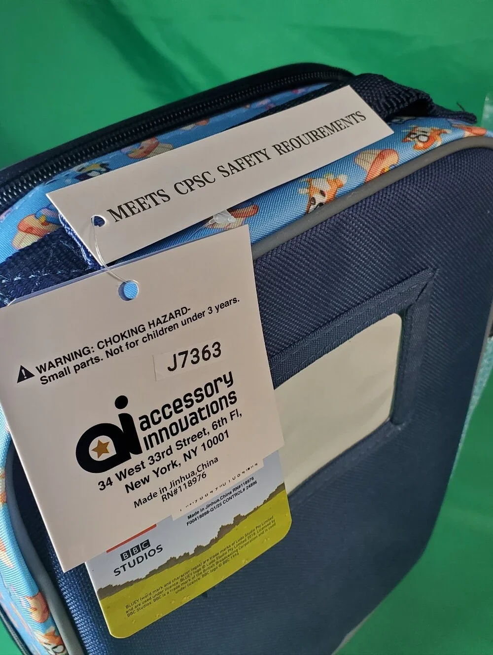 NEW Bluey & Bingo Kids Insulated Lunch Box | 3D Raised Soft Lunch Bag Reusable
